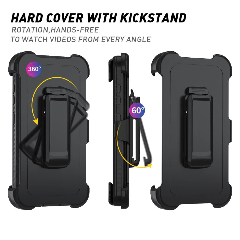 Galaxy S23 Rugged Phone Case Black - Image 3