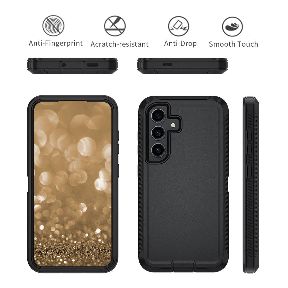 Galaxy S23 Rugged Phone Case Black - Image 4