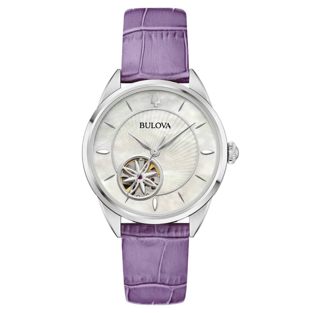 Bulova Classic Sutton Automatic White Dial Women’s Watch (96L339) - Phone Parts Warehouse