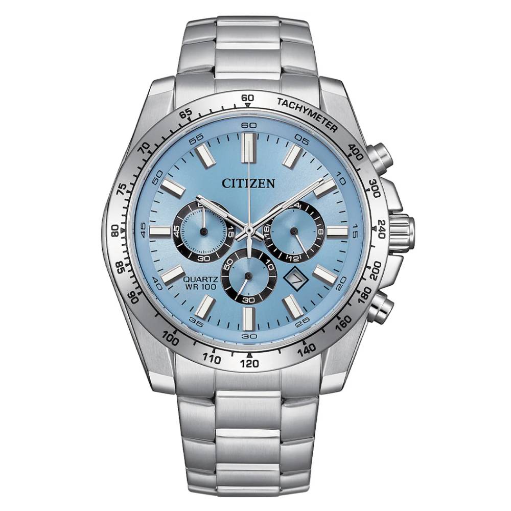 Citizen Classic Chronograph Quartz Blue Dial Men’s Watch (AN8230-59L) - Phone Parts Warehouse