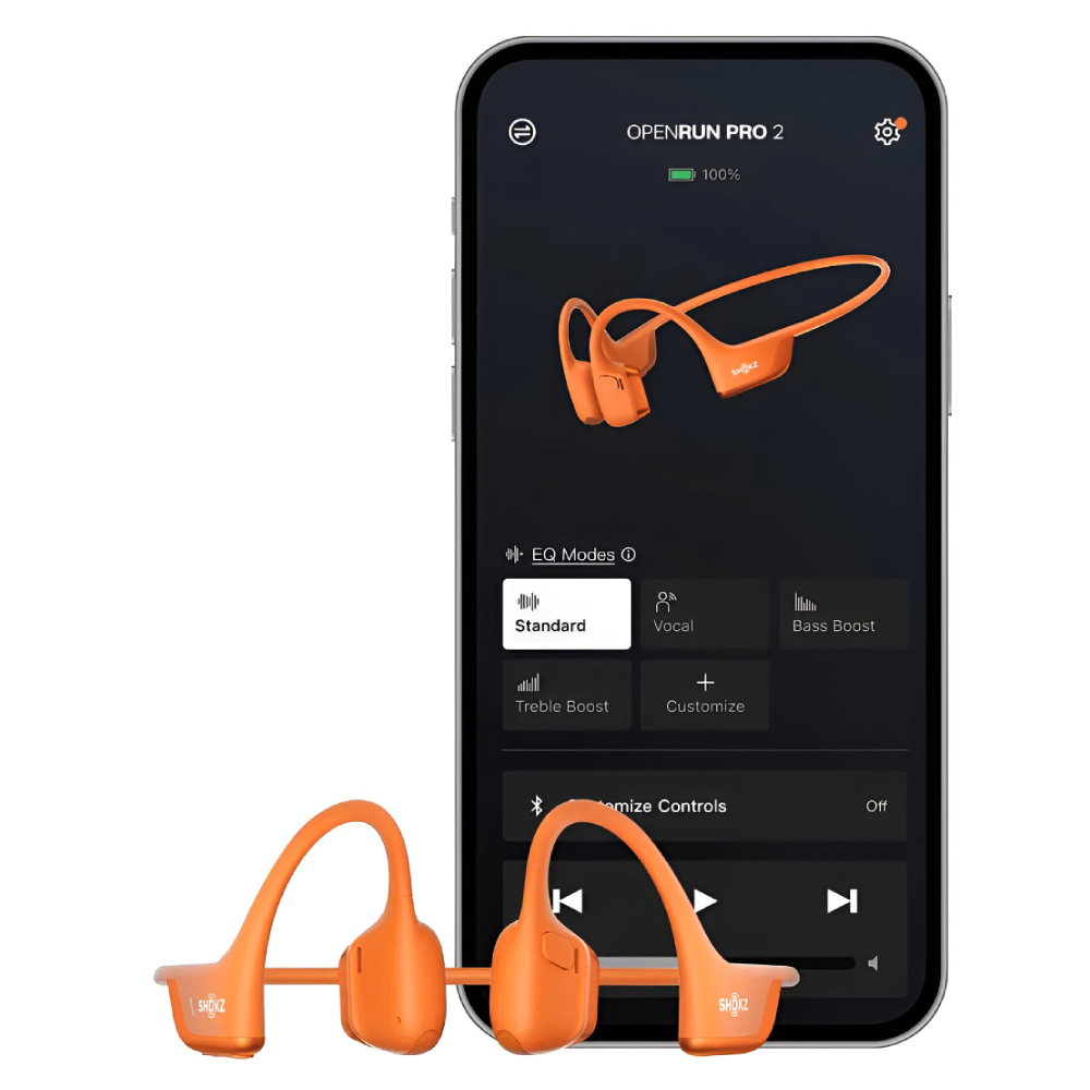 SHOKZ OpenRun Pro 2 Bone Conduction Sports Headphones Standard - Orange [SHOKZS820STOR] - Image 6
