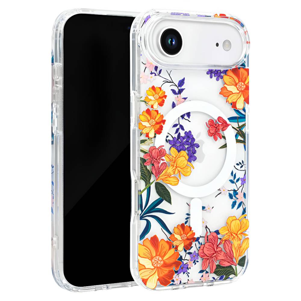 iPhone 17 Air Flower MagSafe Case – Colorful Flower - Phone Parts Warehouse