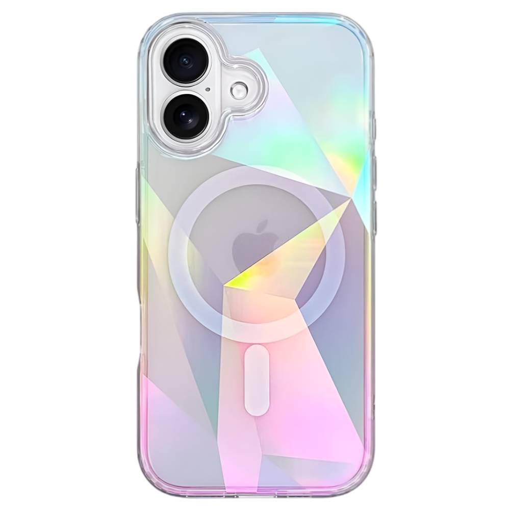 iPhone 17 Holographic MagSafe Case – Bling Clear - Phone Parts Warehouse