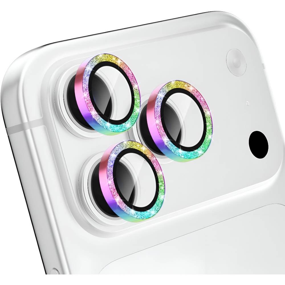 iPhone 17 Pro/ 17 Pro Max Camera Ring Glitter Colorful - Phone Parts Warehouse