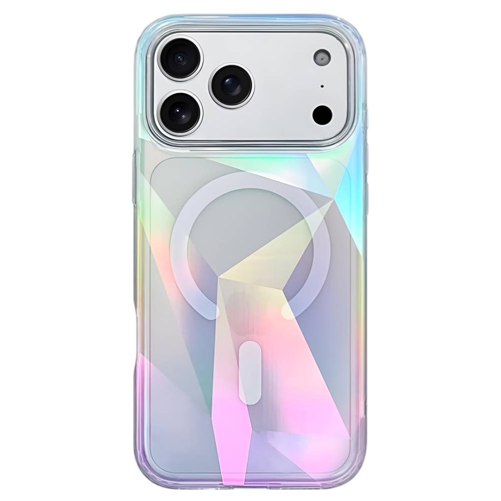 iPhone 17 Pro Holographic MagSafe Case – Bling Clear - Phone Parts Warehouse