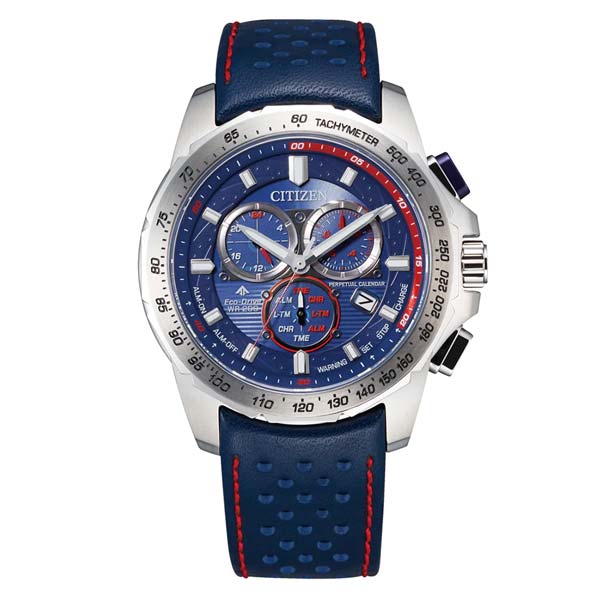 Citizen Promaster MX Blue Dial Leather Strap Men’s Watch (BL5571-09L) - Phone Parts Warehouse