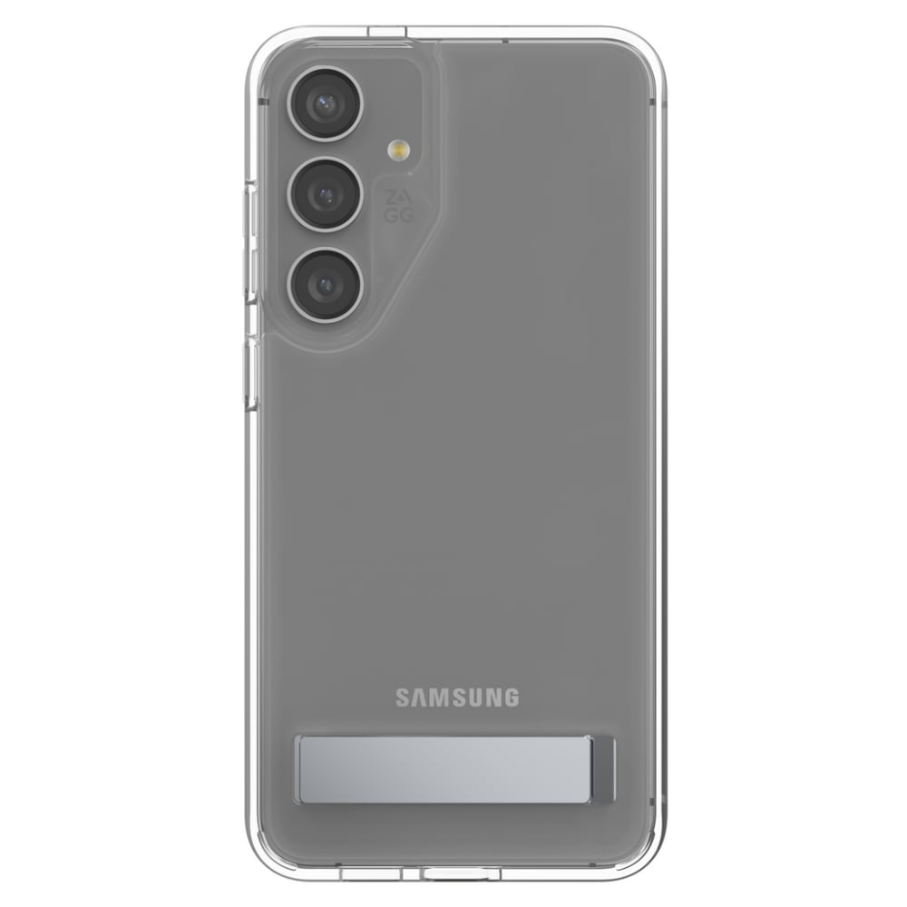 Galaxy S25/ S24 Symmetry Stand Case - Clear [ZAGG CRYSTAL] - Image 1