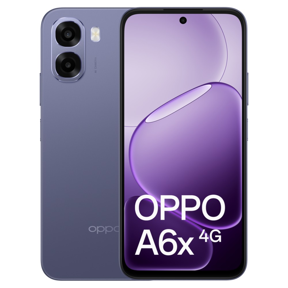 OPPO A6x 4G (Dual Sim, 6.75-inch, 4GB RAM+128GB Storage) – Plum Purple - Phone Parts Warehouse
