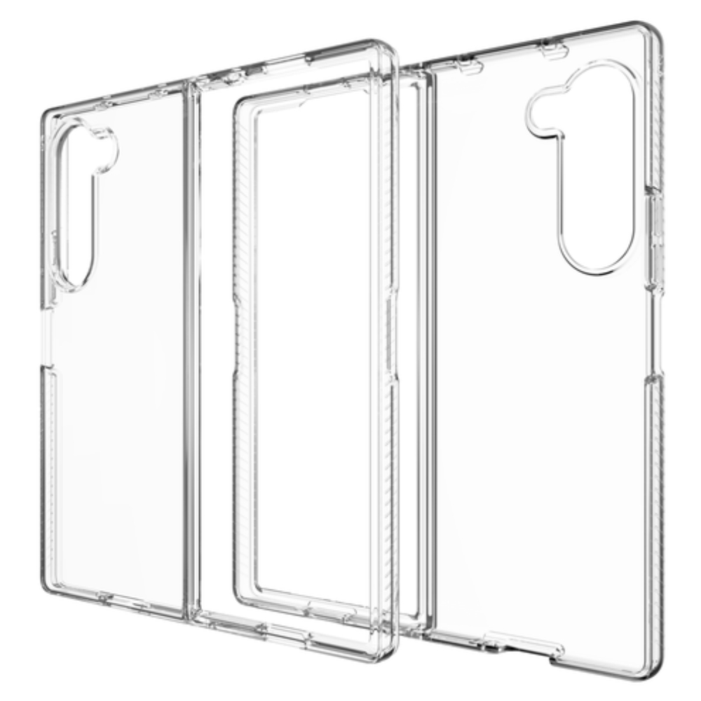 Galaxy Z Fold 6 Essentials Bundle - Clear [ZAGG Case + Glass + Adapter] - Image 2