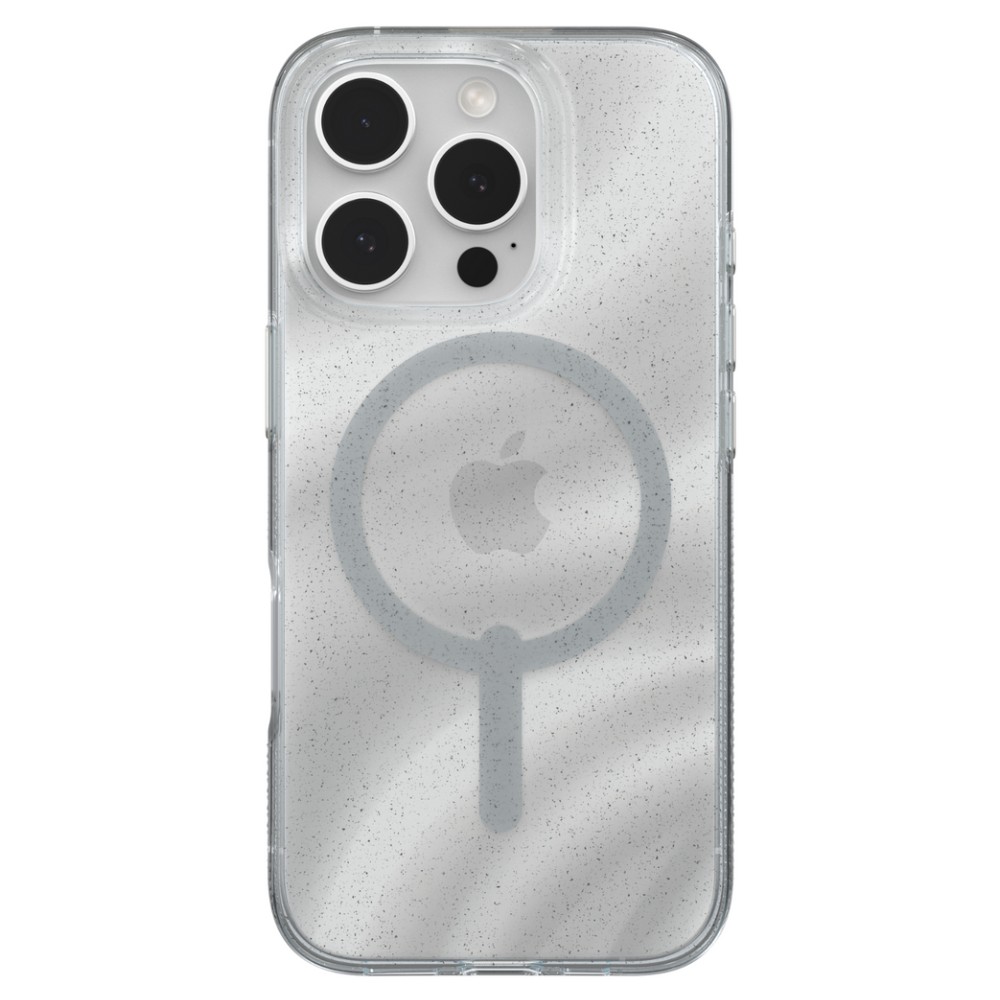 iPhone 16 Pro Glitter Magsafe Case - White Swirl Glitter [ZAGG Milan Snap] - Image 2