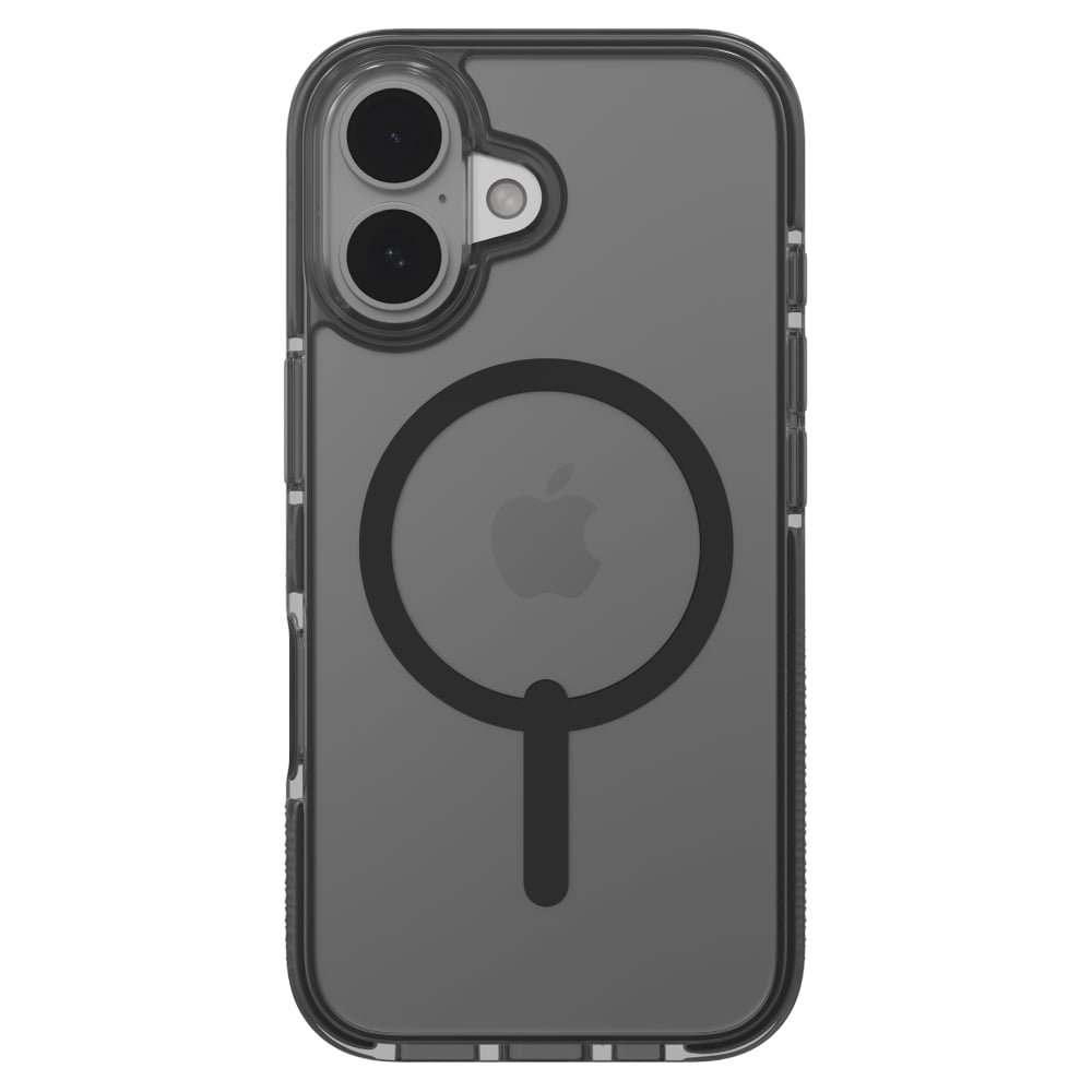 iPhone 16 Absorption Magsafe Case - Clear/Midnight Black [ZAGG SANTA CRUZ SNAP] - Image 1