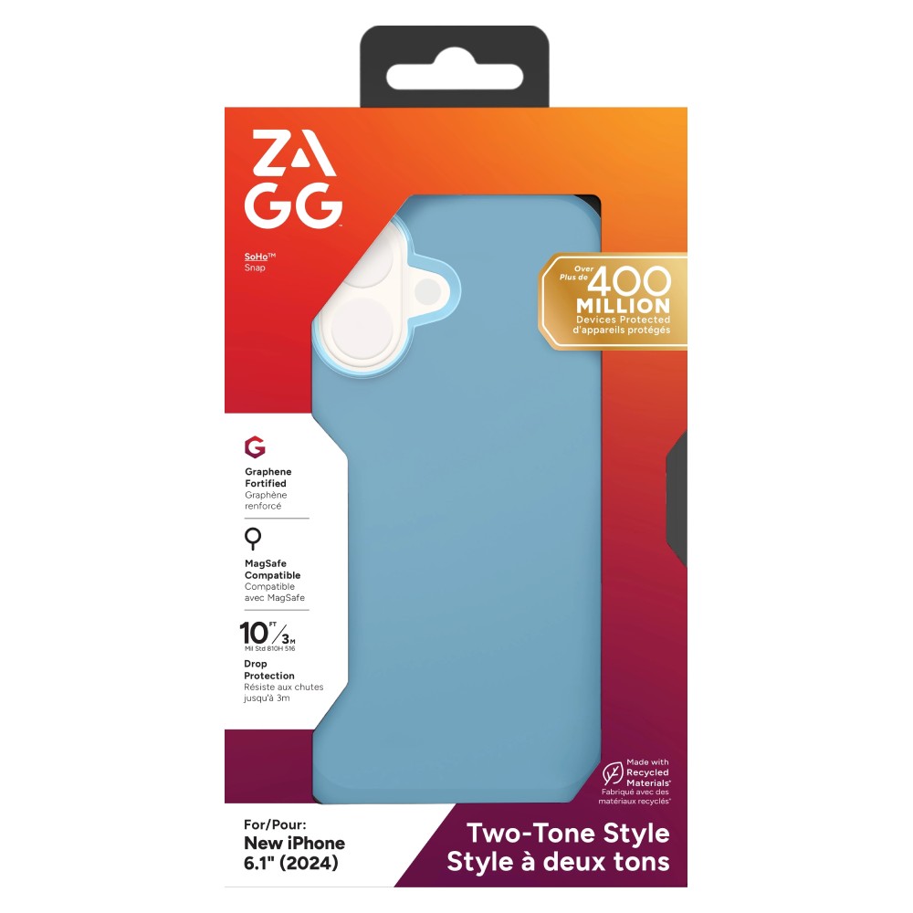 iPhone 16 Symmetry Case - Blue [ZAGG SOHO SNAP] - Image 5
