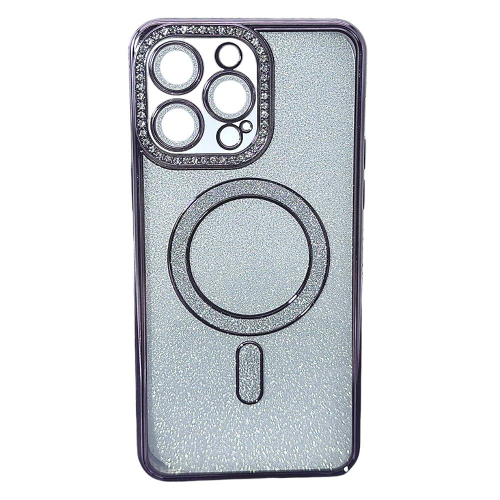 Galaxy S26 Ultra Glitter Bling MagSafe Case – Black - Phone Parts Warehouse