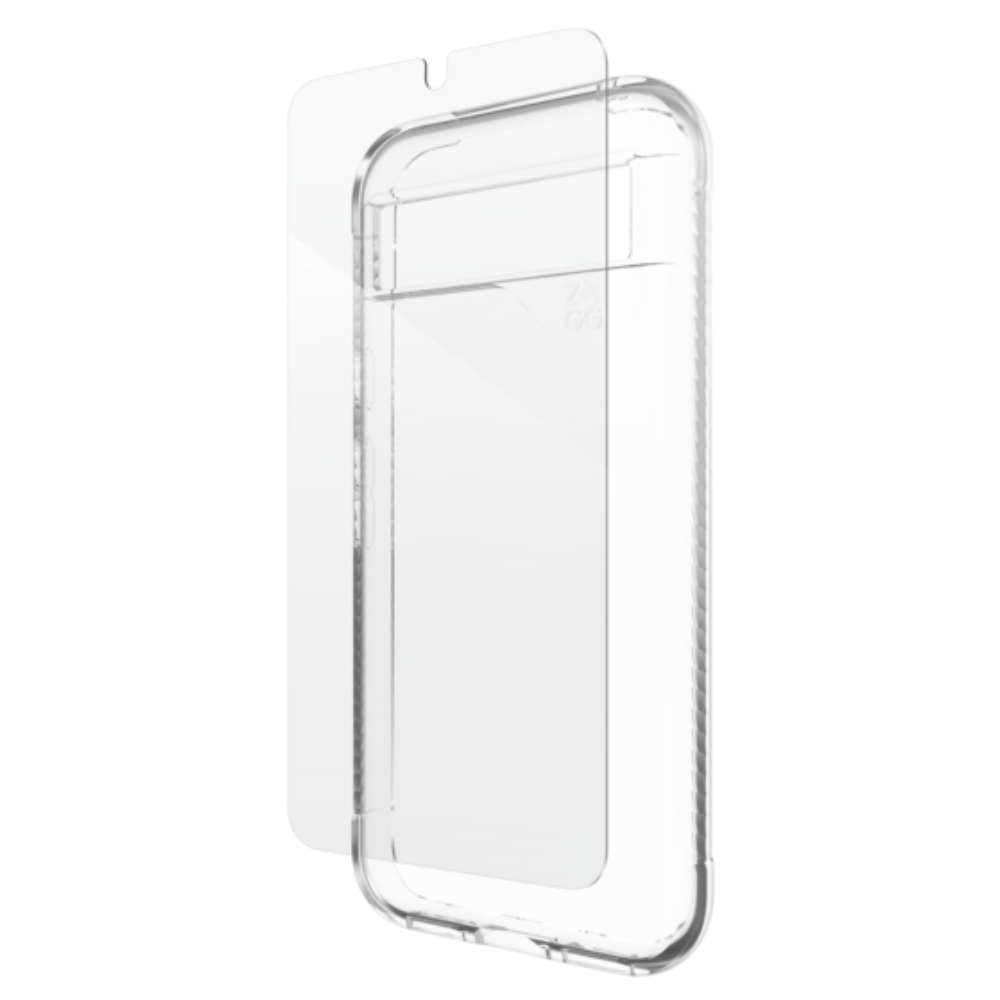Google Pixel 8A Bundle Combo Acraylic - Clear [ZAGG CRYSTAL Case + Glass] - Image 1