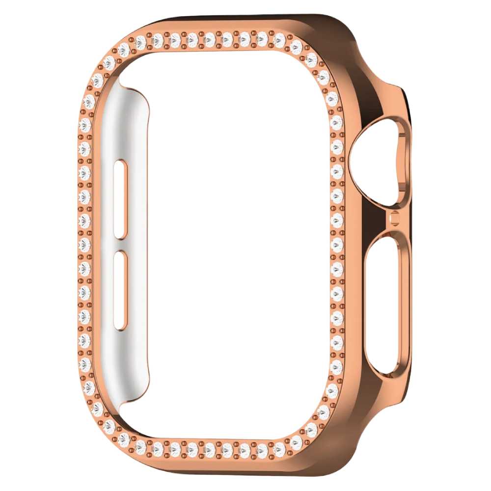 Apple Watch Sparking Diamond PC Case (46 MM) - Rose Gold - Image 4