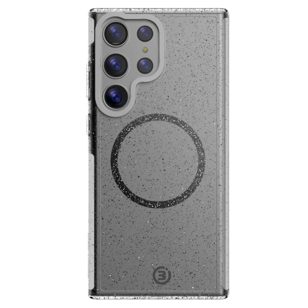 Galaxy S24 Ultra Space MagSafe Case - Clear/Glitter [3sixT Impact Zero] - Image 2