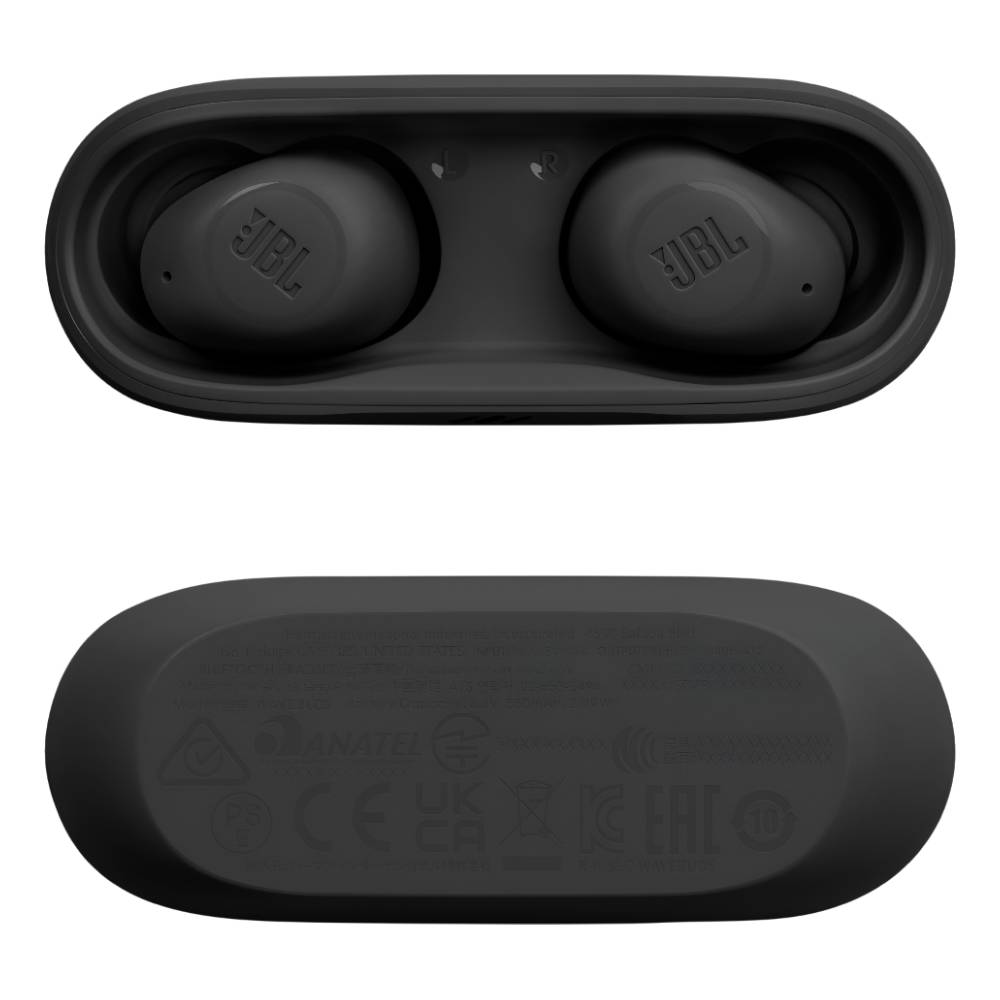 JBL Wave Buds True Wireless Earbuds - Black - Image 5