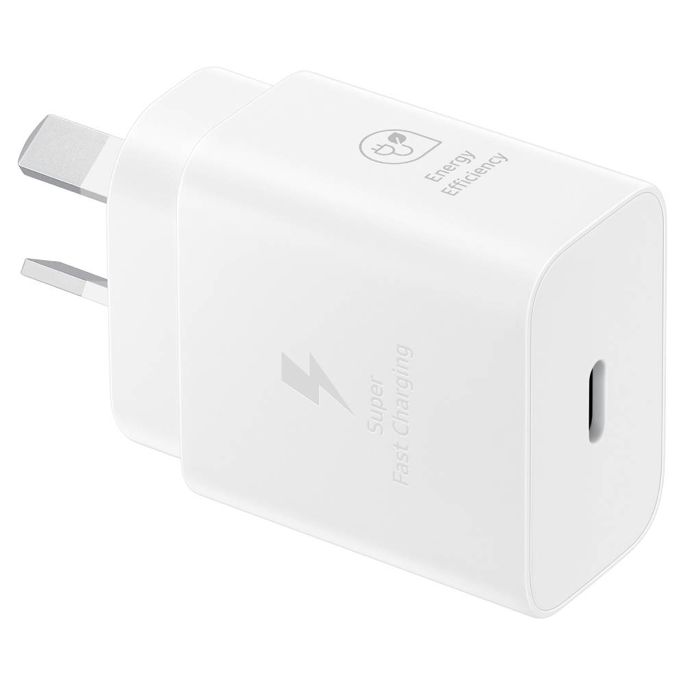 Samsung 25W Power Adapter USB-C (White) (No Cable)
