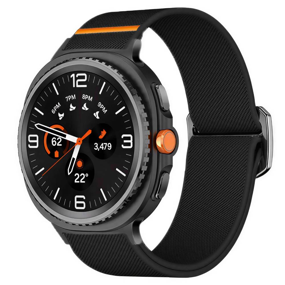 Samsung Watch 4/5/6/7 Rugged Wrap Band - Black - Phone Parts Warehouse