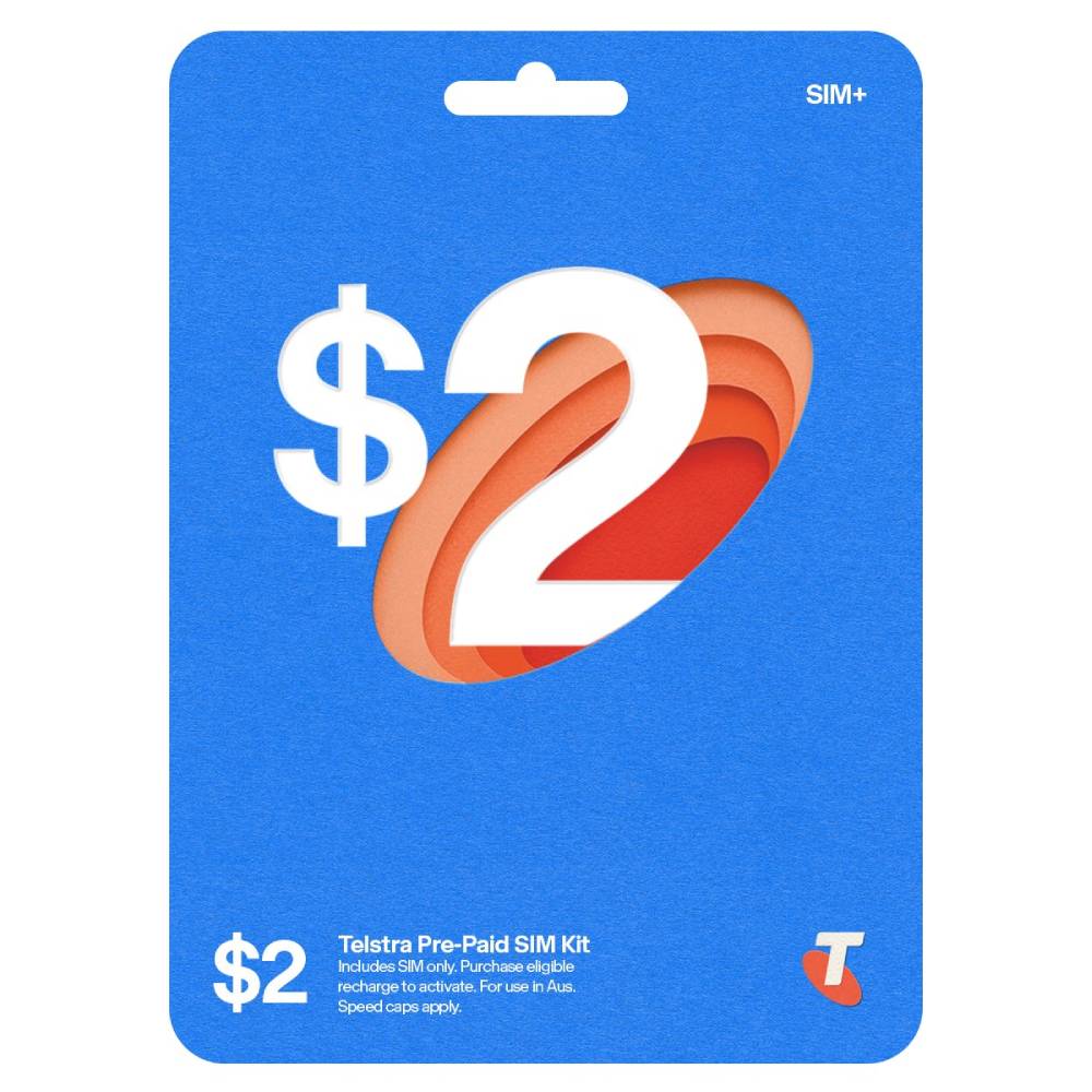 Telstra $2 Prepaid SIM Card - Phone Parts Warehouse