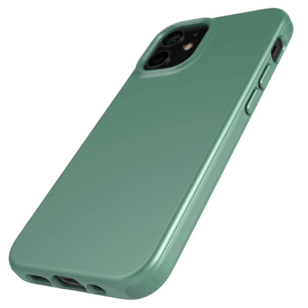 iPhone 12 Mini Liquid Back Case - Green [Tech21 EvoSlim] - Image 3