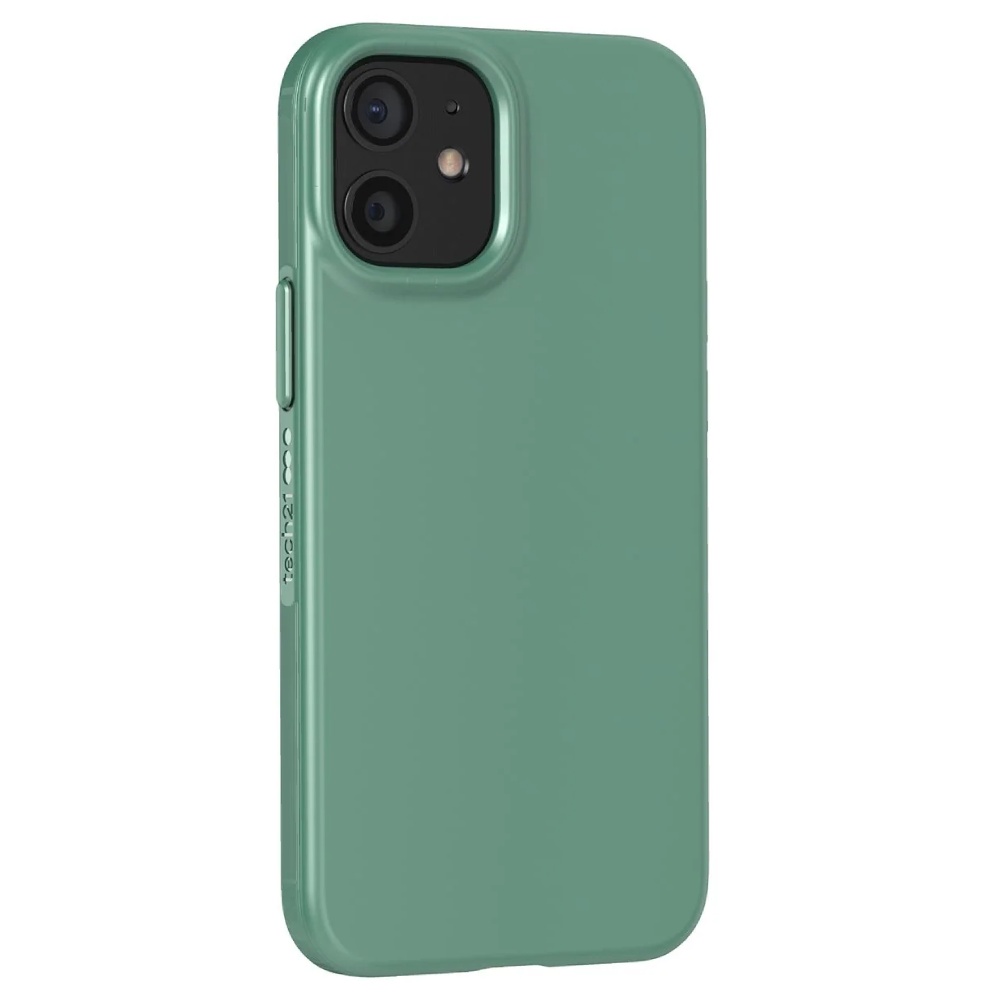 iPhone 12 Mini Liquid Back Case - Green [Tech21 EvoSlim] - Image 5