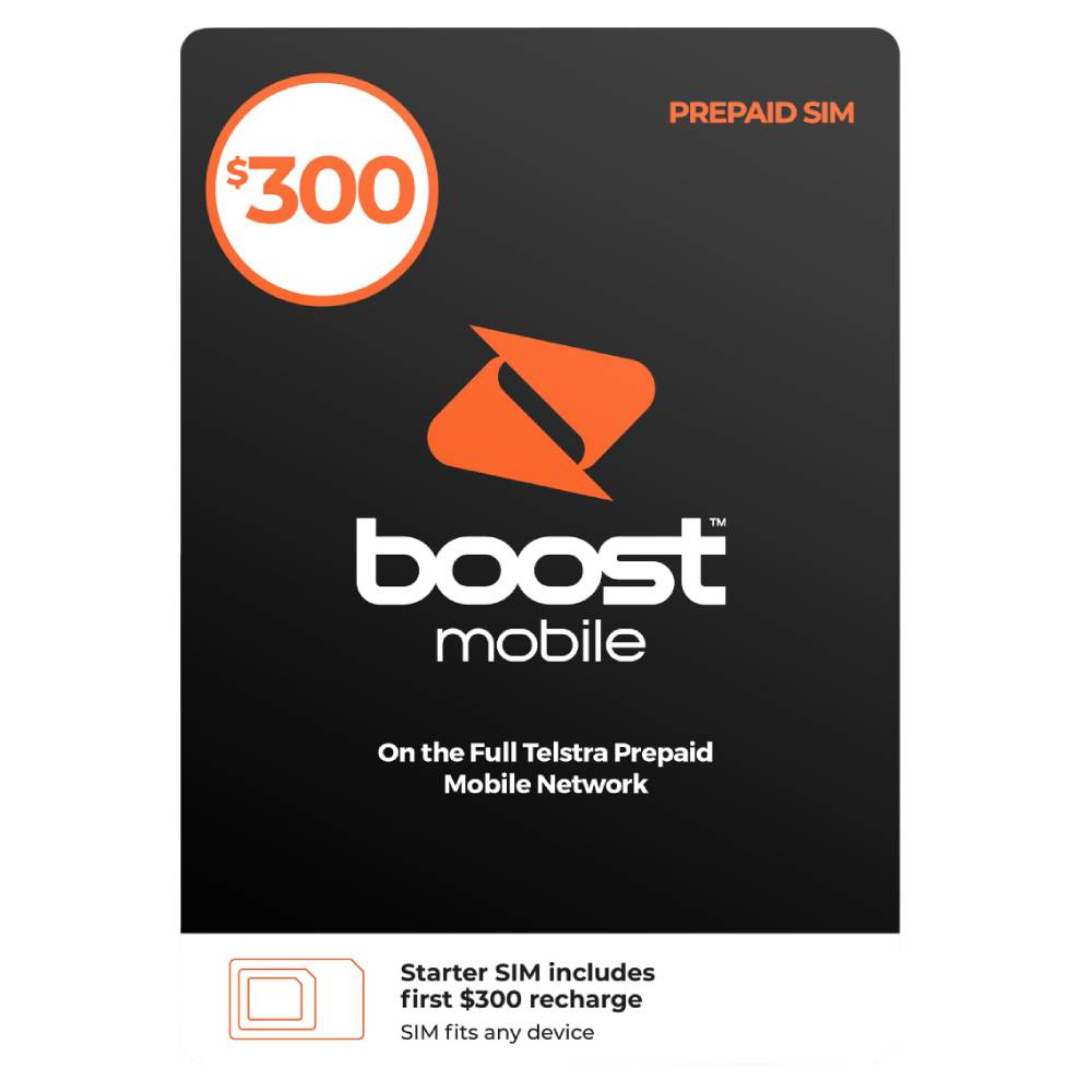 Boost $300 Prepaid SIM - Phone Parts Warehouse