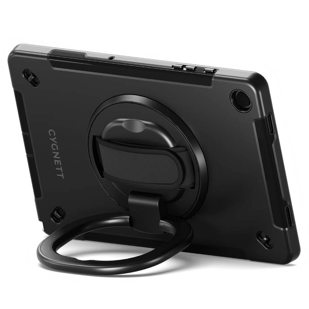 Samsung Galaxy Tab A9+/ Tab A11+ Heavy Duty Case – Black [Cygnett GripStand CY5200CPGRP]