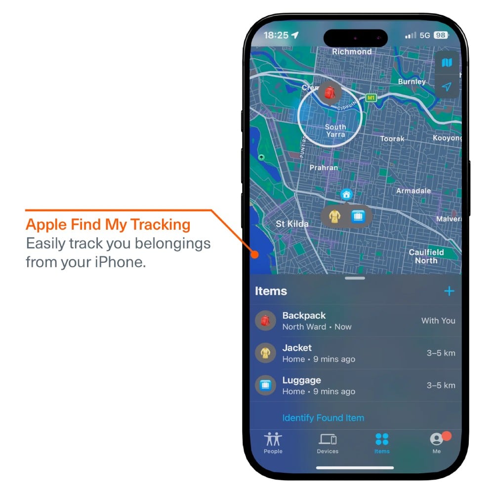 Cygnett Voyager 4Pack Bluetooth TravelTag with Wireless Recharging - Black [CY5084CYBTT] - Image 3