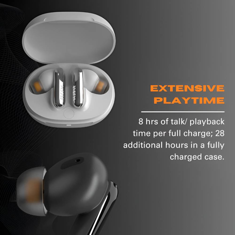 EFM Chicago TWS Earbuds With Advanced Active Noise Cancelling (Black) - Image 5