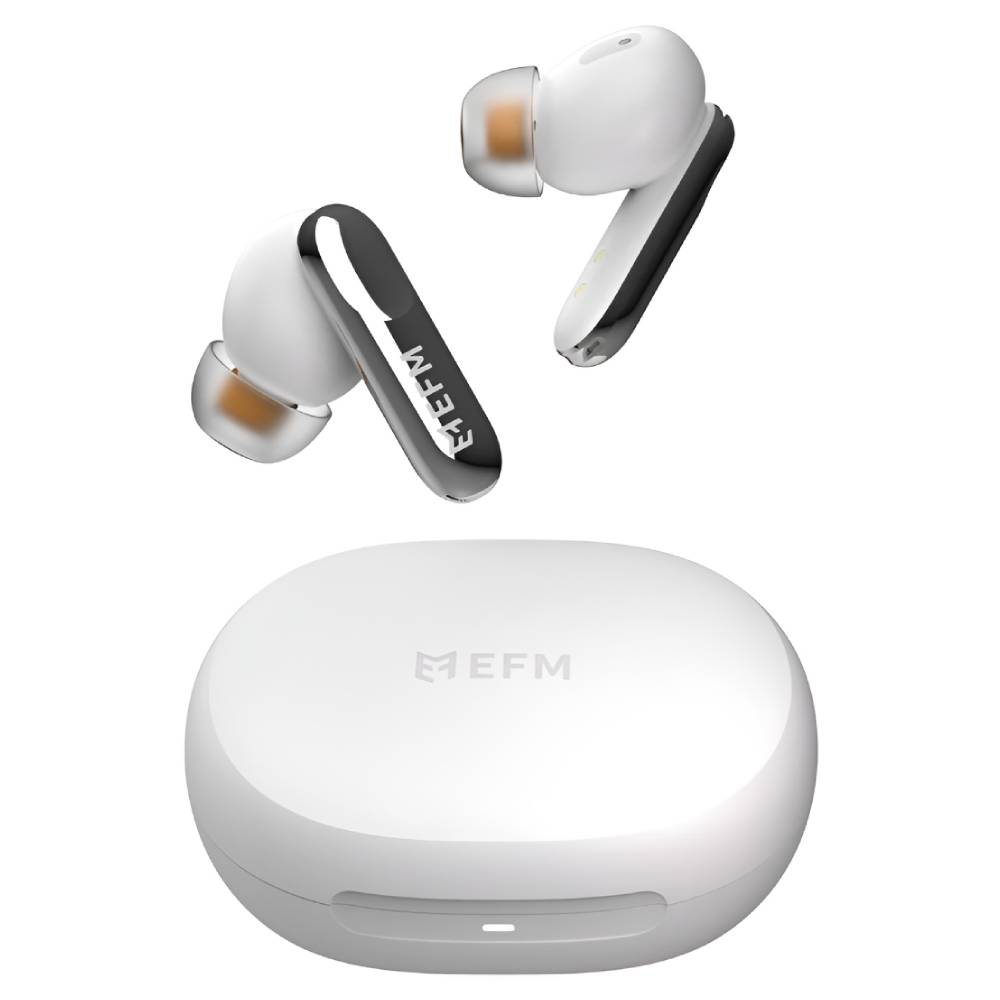 EFM Chicago TWS Earbuds With Advanced Active Noise Cancelling (White) - Phone Parts Warehouse