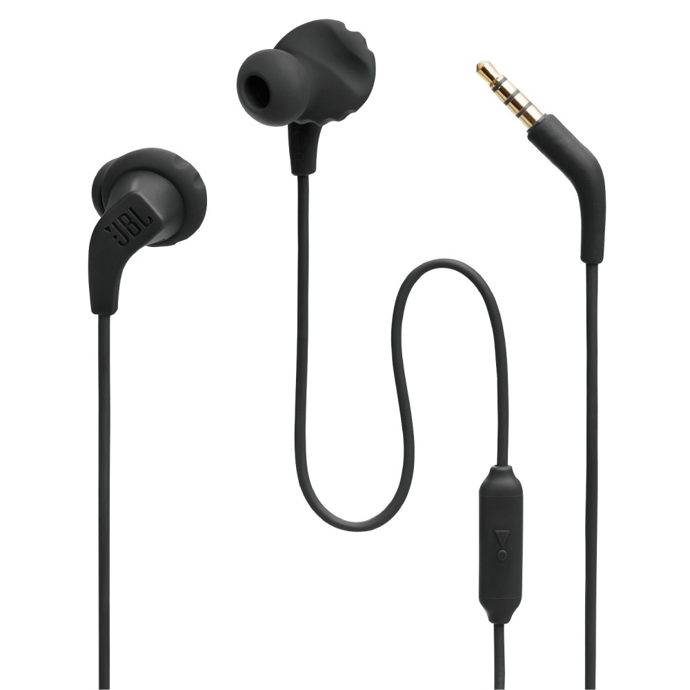 JBL Endurance Run 2 Waterproof Wired Sports In-Ear Headphones (Black) - Phone Parts Warehouse