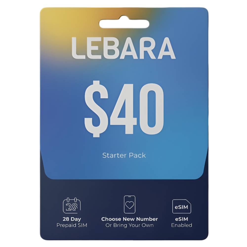 Lebara $40 Prepaid SIM Card - Phone Parts Warehouse