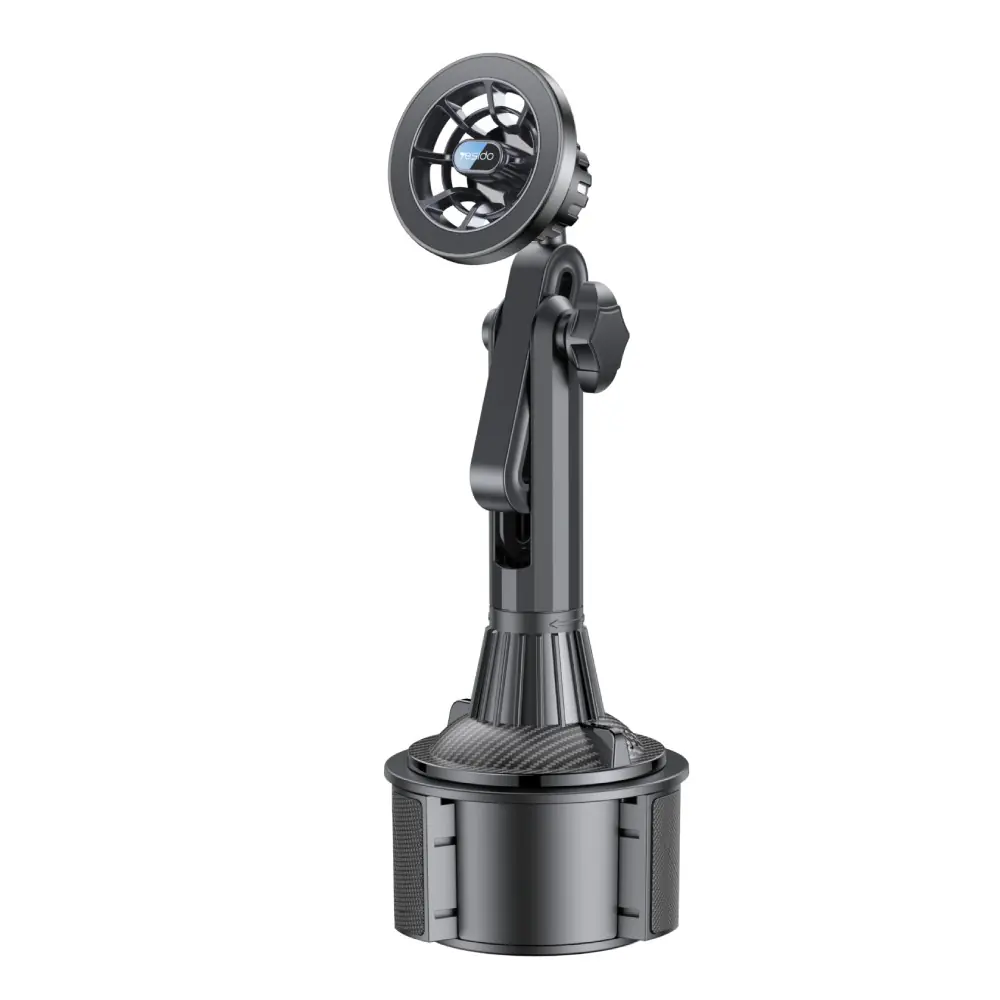 YESIDO Magnetic Car Phone Holder with Car Cup Hole (Black) (C200) - Phone Parts Warehouse