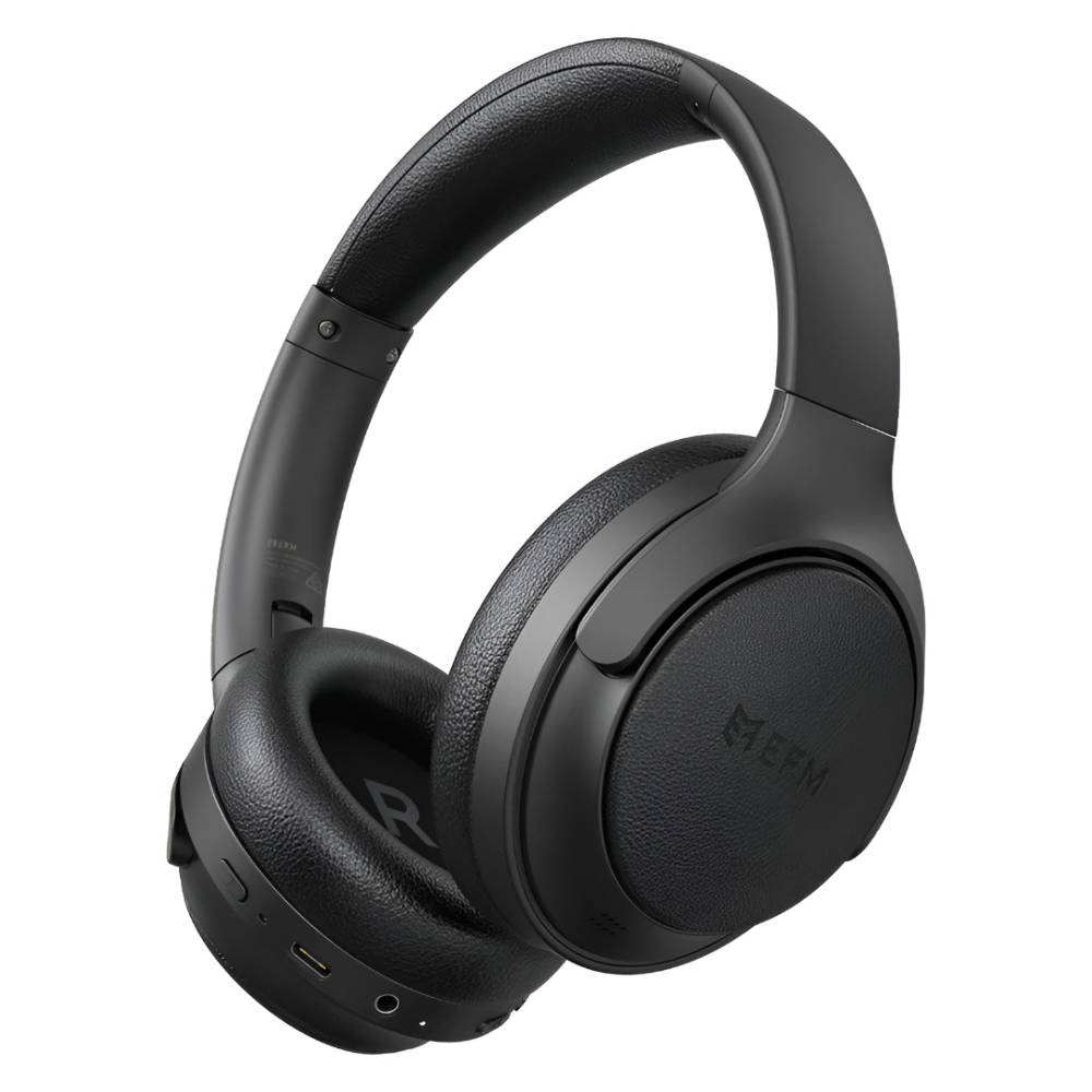 EFM Austin Studio Lite Over Ear Headphones With ANC (Black) - Phone Parts Warehouse