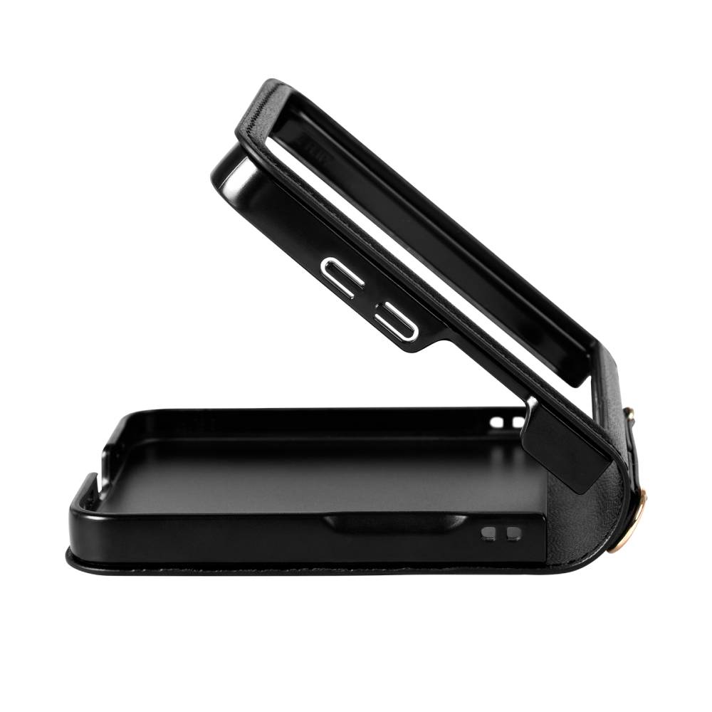 Galaxy Z Flip 8 Wallet Case - Black [Hanman] - Image 2