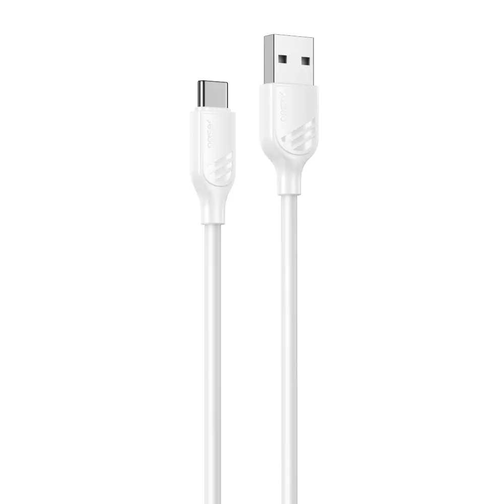 YESIDO USB A to Type C 18W Fast Charging Cable (White) 1M (CA126C) - Phone Parts Warehouse