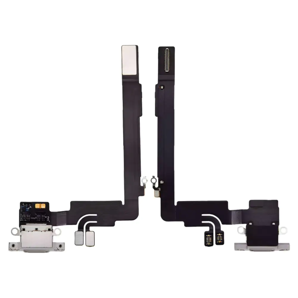 iPhone 16 Pro Max Charging Port Audio Dock Connector Flex White Titanium - Phone Parts Warehouse