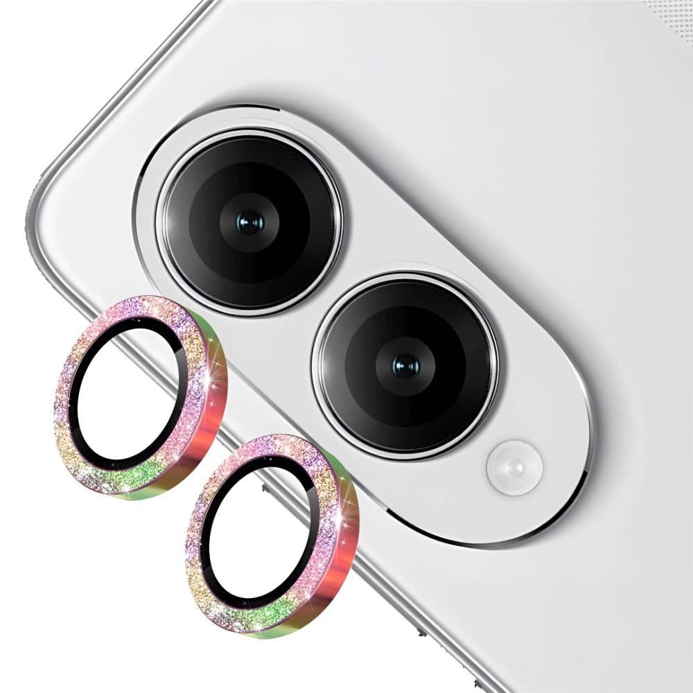 Galaxy Z Fold 8 Camera Ring – Rainbow Glitter - Phone Parts Warehouse