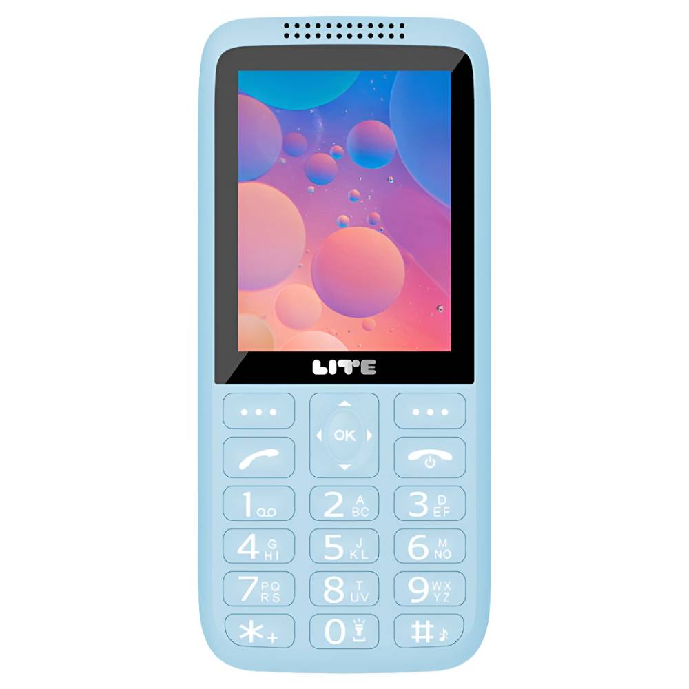 Opel Lite CandyBar 4G (Dual Sim, 2.8-inch, Keypad) – Blue Aura - Phone Parts Warehouse