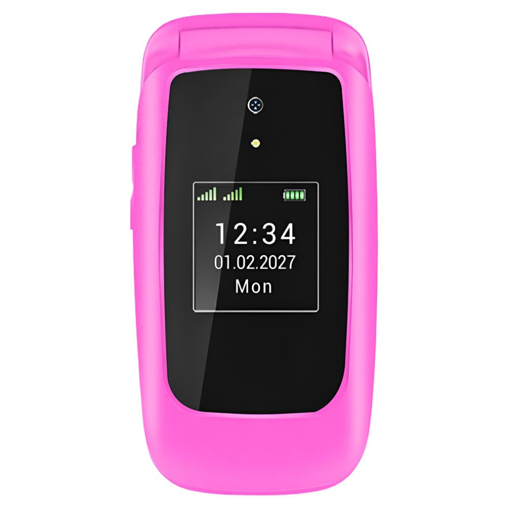 Opel Lite Flip 4G (Dual Sim, 2.4-inch, Bluetooth) – Electric Fuchsia - Phone Parts Warehouse