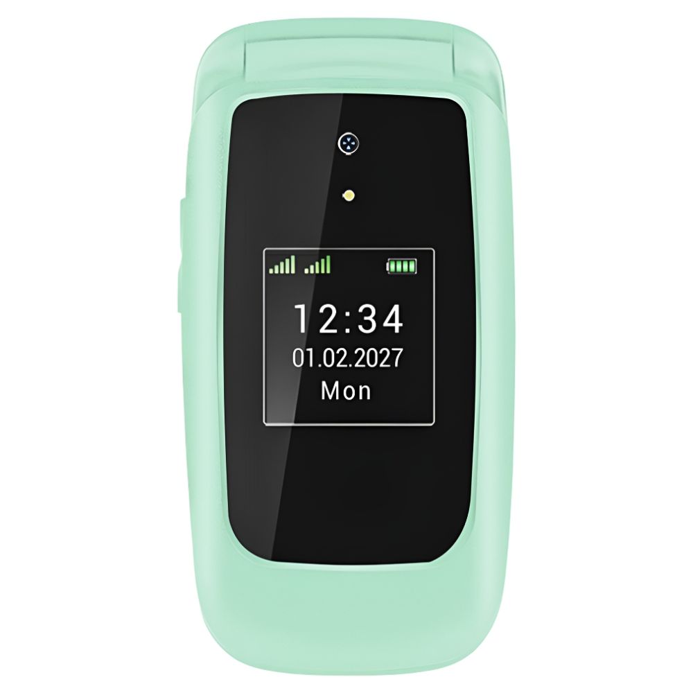 Opel Lite Flip 4G (Dual Sim, 2.4-inch, Bluetooth) – Jelly Mint - Phone Parts Warehouse